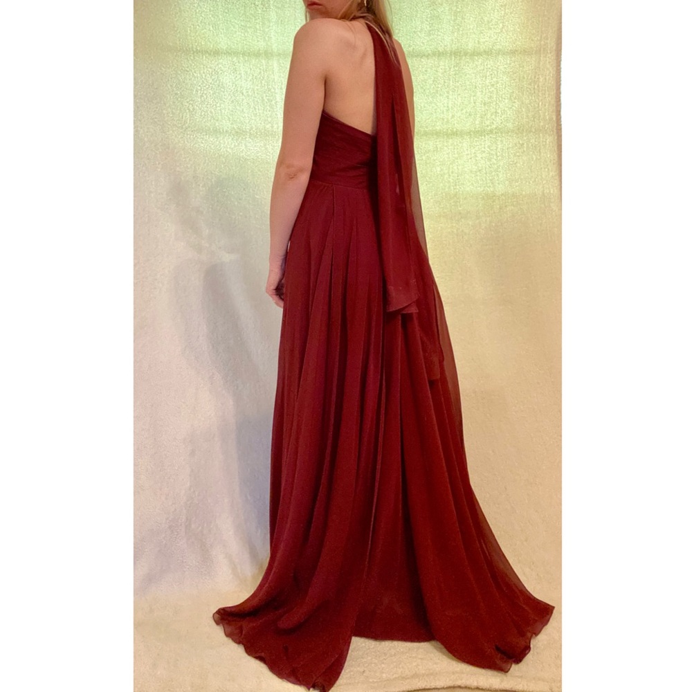 Deep Red Multi-Way Convertible Evening Dress - Picture 4 of 6